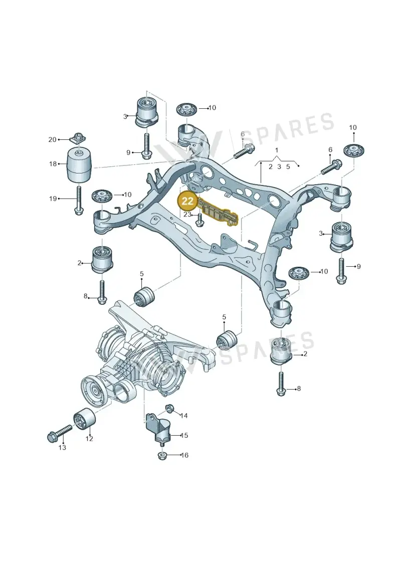 4N0505219A — Audi RS6 Avant (2019-2025) diagram 838505050, position 22