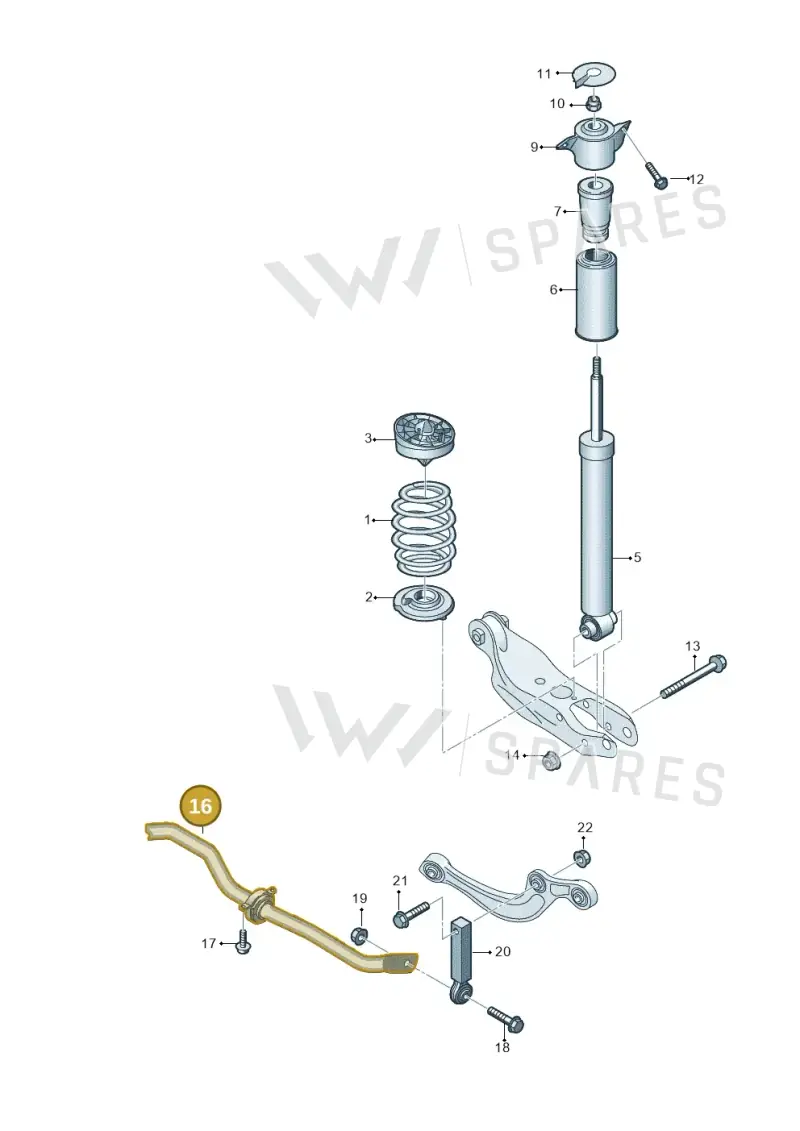 4N0511305AD — Audi A5 Limousine (2024-2025) diagram 859511000, position 16