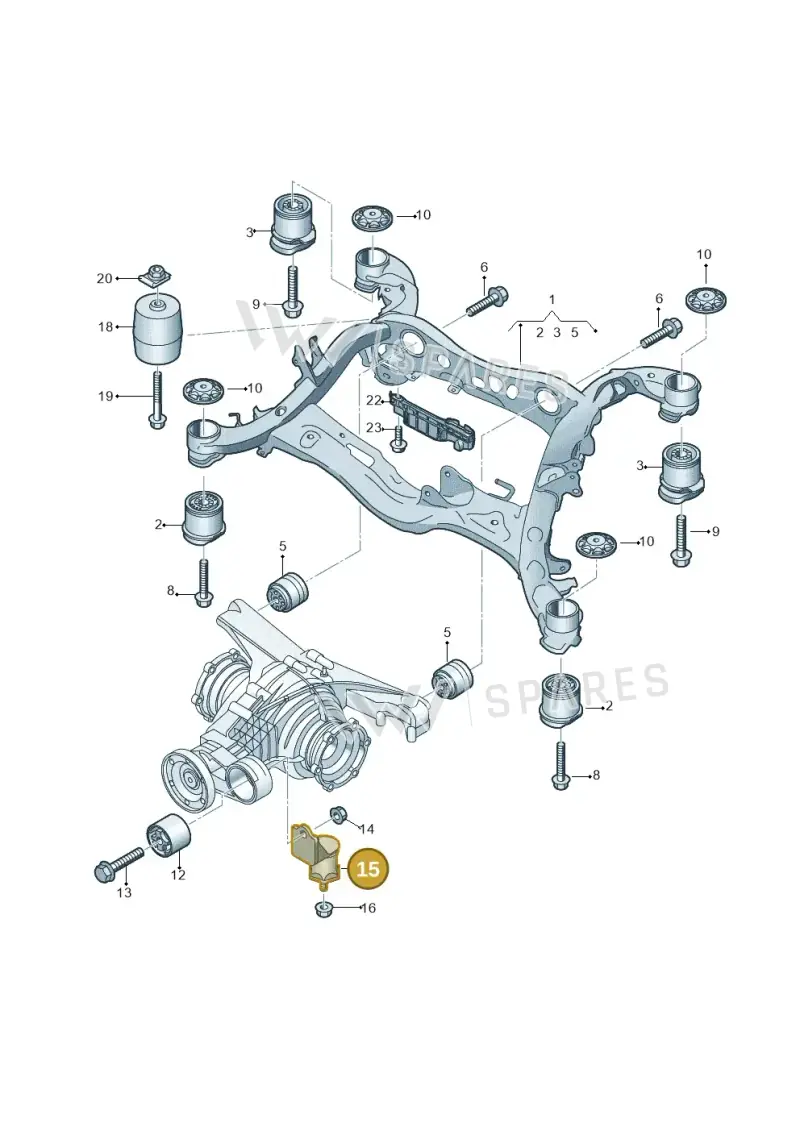 4N0599273C — Audi RS6 Avant (2019-) diagram 838505050, position 15