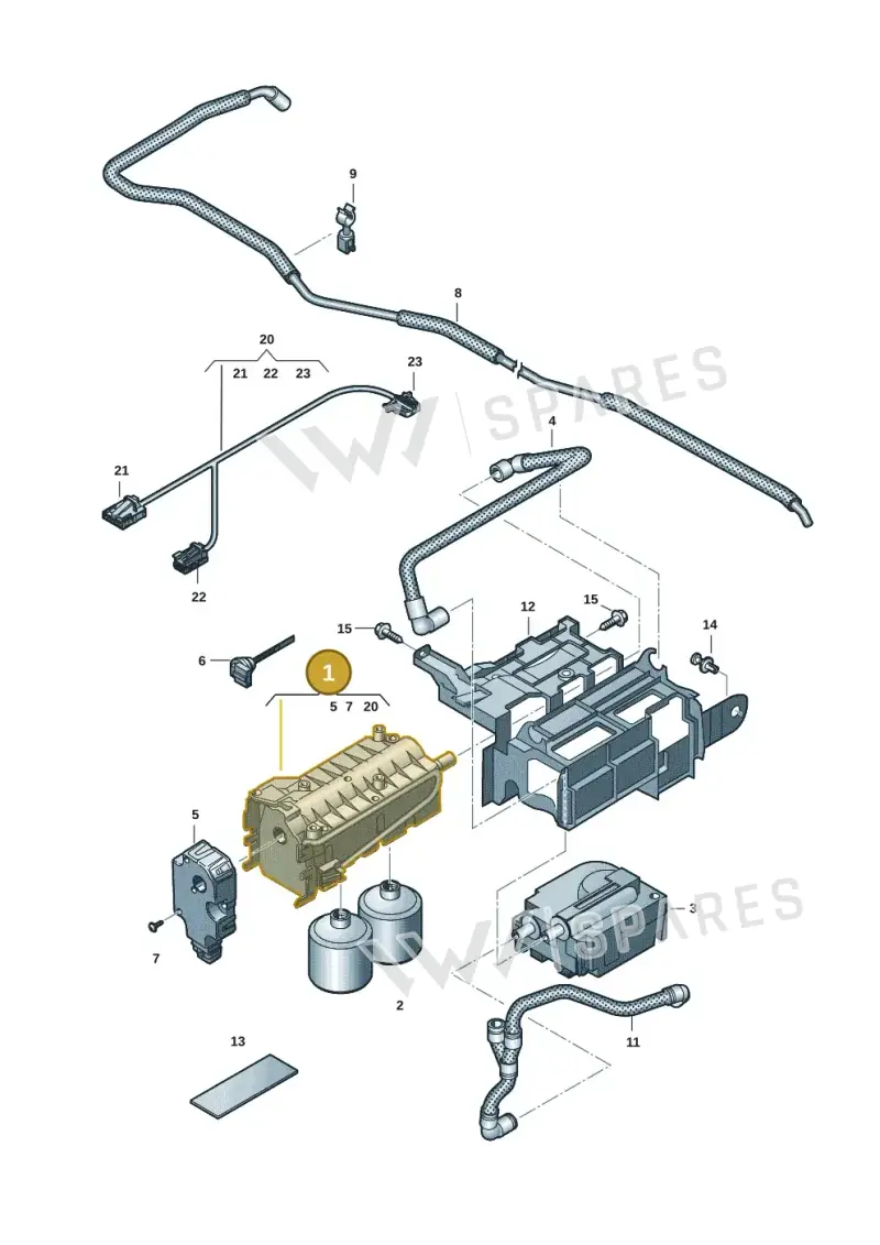4N0819573 — Audi RS Q8 (2019-2025) diagram 429819015, position 1