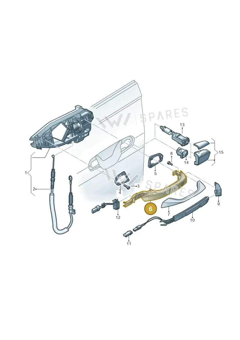 4N0837207AGRU — Audi RS7 Sportback (2019-) diagram 435837000, position 6