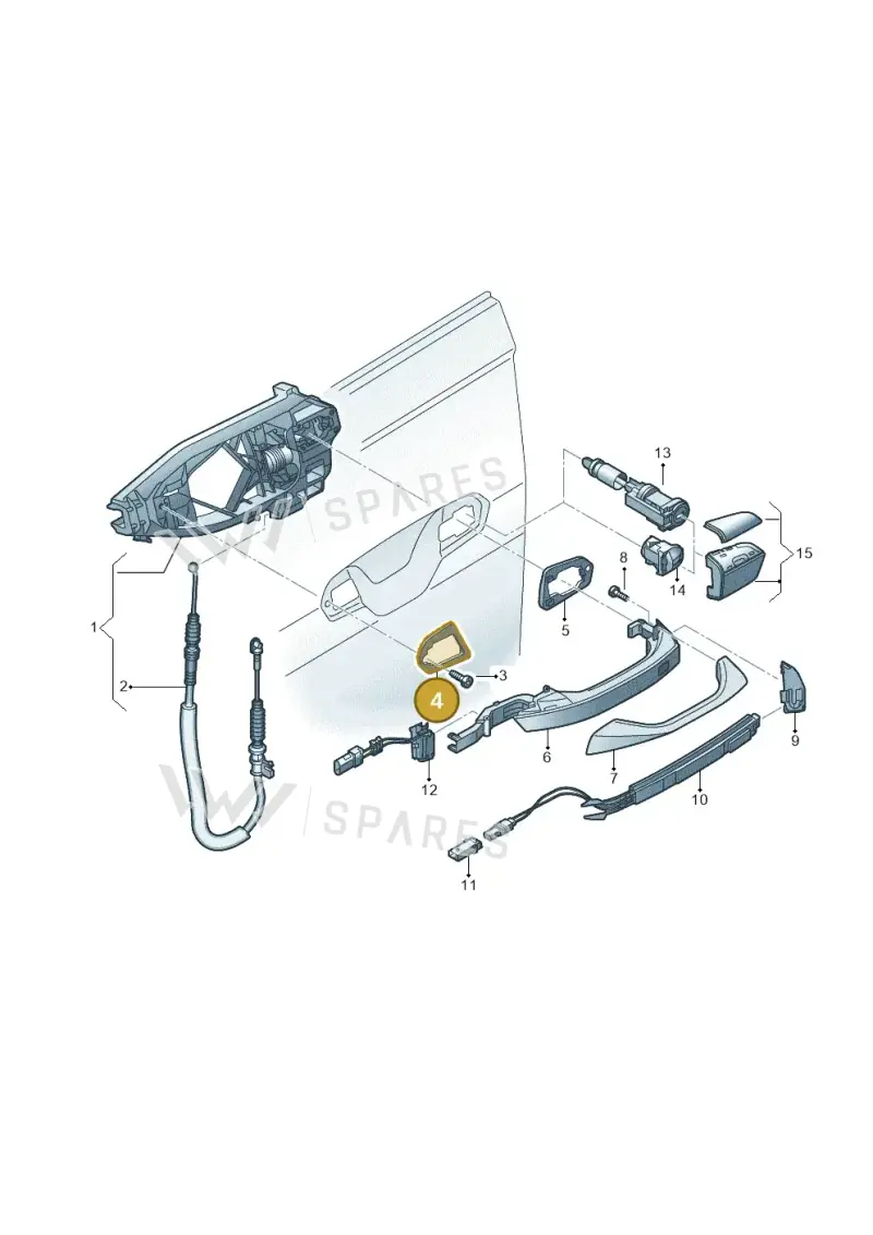 4N0837209 — Audi RS7 Sportback (2019-2025) diagram 435837000, position 4