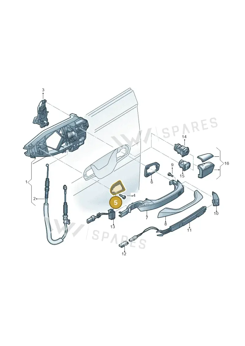 4N0837209 — Audi RS e-tron GT (2020-2025) diagram 838837000, position 5