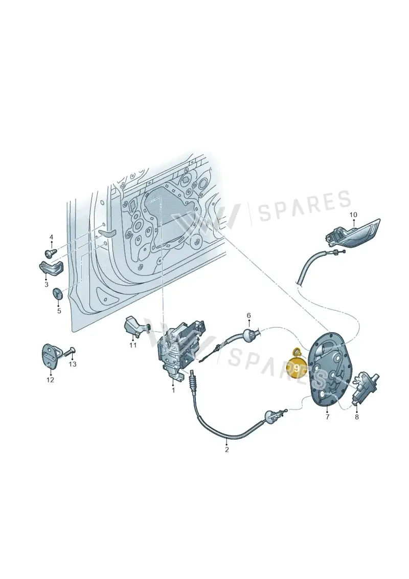 4N0837311 — Audi RS Q8 (2019-2025) diagram 429837030, position 9