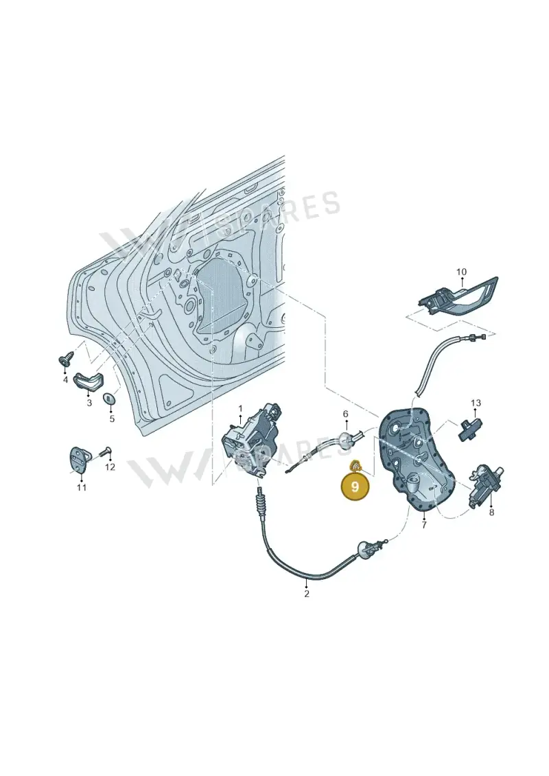 4N0837311 — Audi RS Q8 (2019-2025) diagram 429839030, position 9