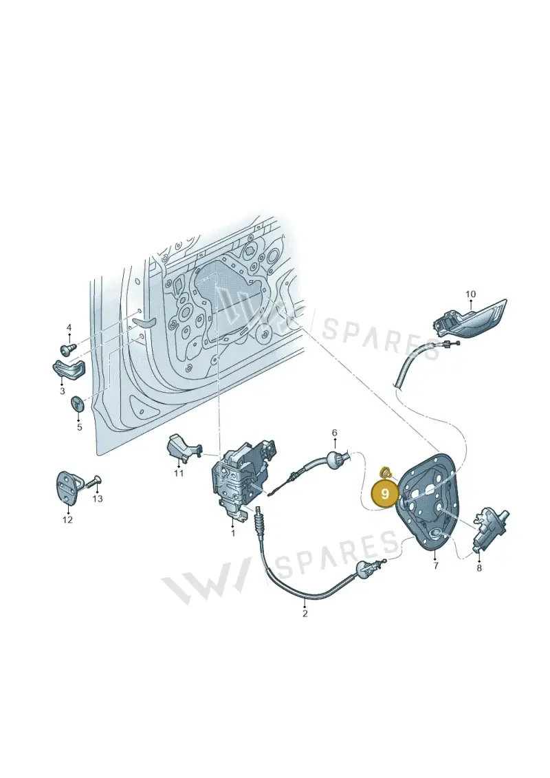 4N0837311 — Audi RS6 Avant (2019-2025) diagram 537837030, position 9