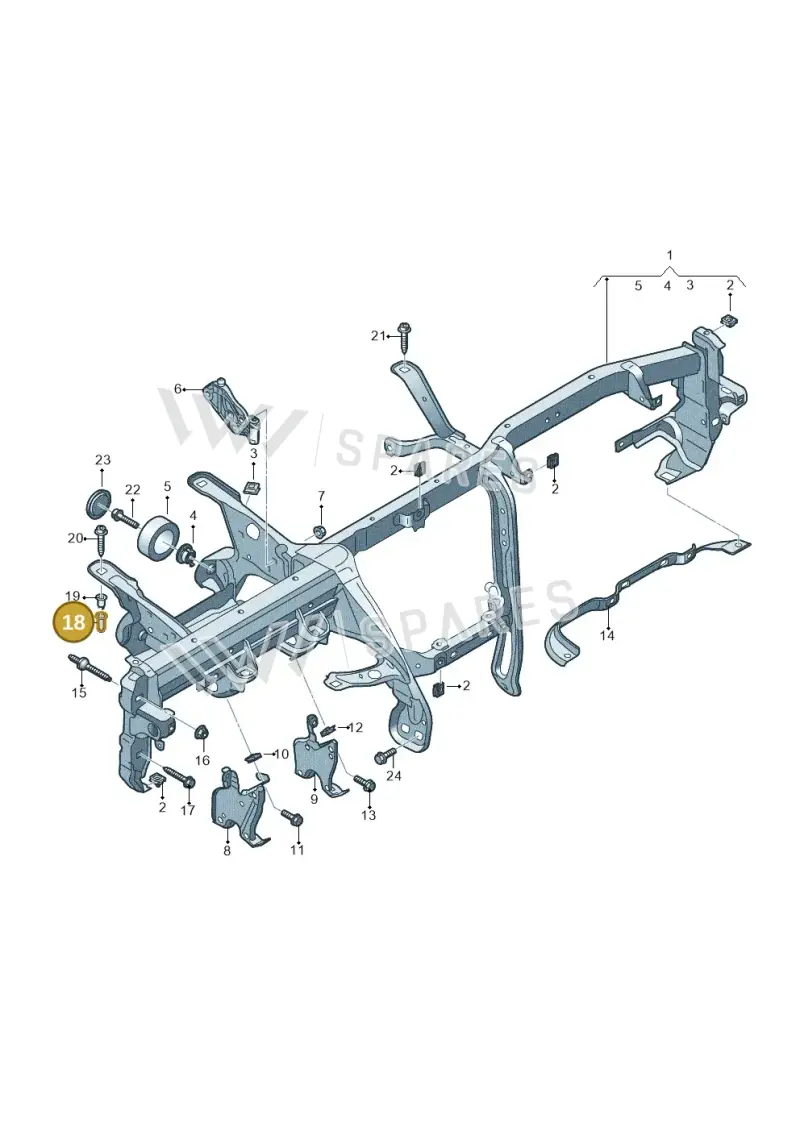 4N0857515A — Audi A8 (2017-2025) diagram 838857000, position 18