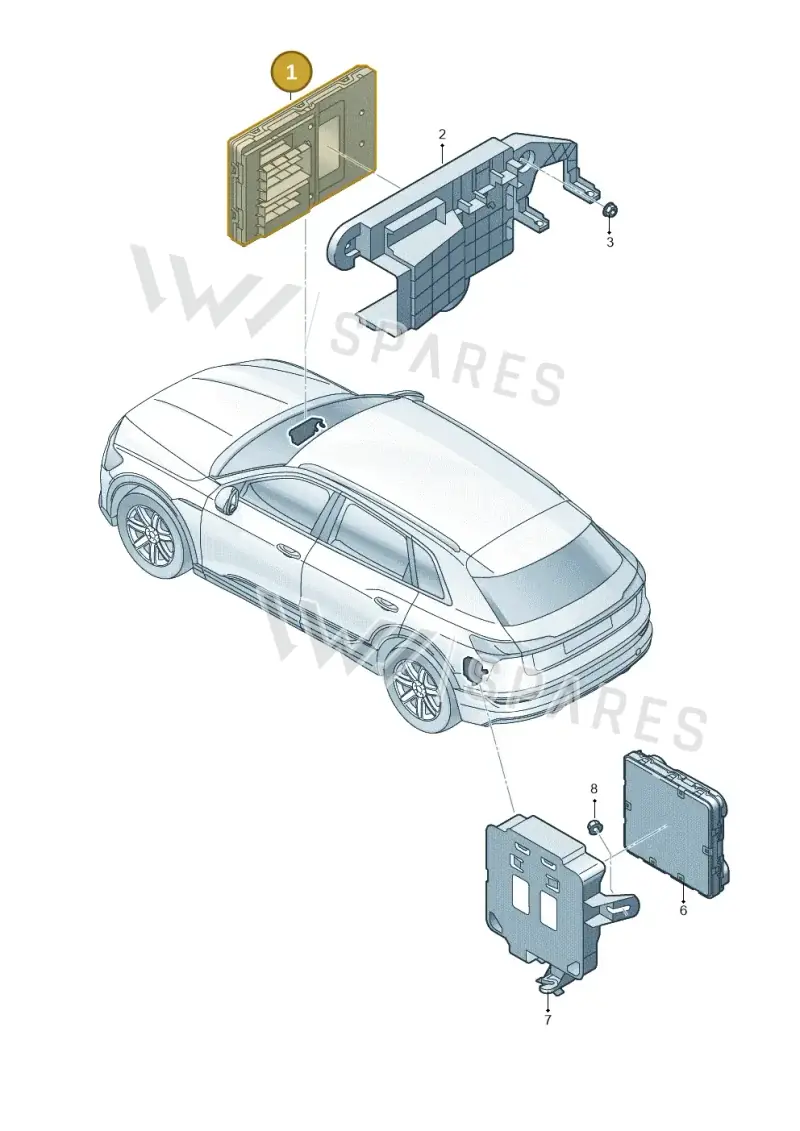 4N0907063LN — Audi Q8 e-tron (2018-2025) diagram 586907020, position 1
