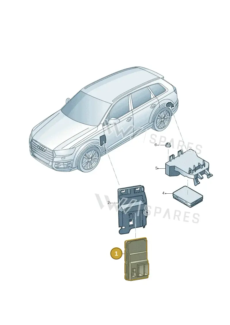 4N0907063LN — Audi Q7 (2015-2025) diagram 859907020, position 1