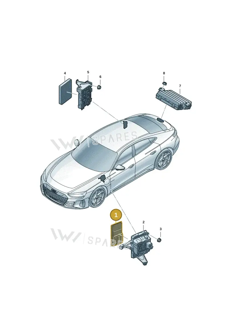 4N0907063MN — Audi RS e-tron GT (2020-2025) diagram 4j1907002, position 1