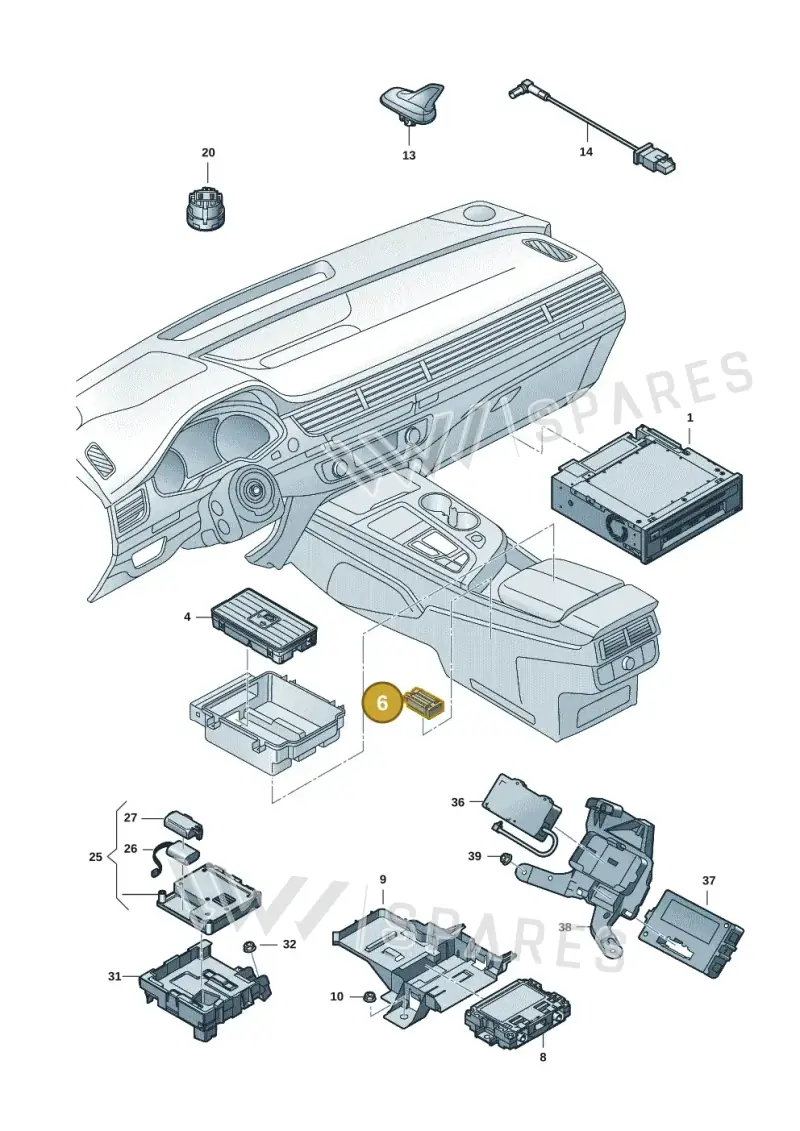4N0959428B — Audi Q7 (2015-2025) diagram 859035056, position 6