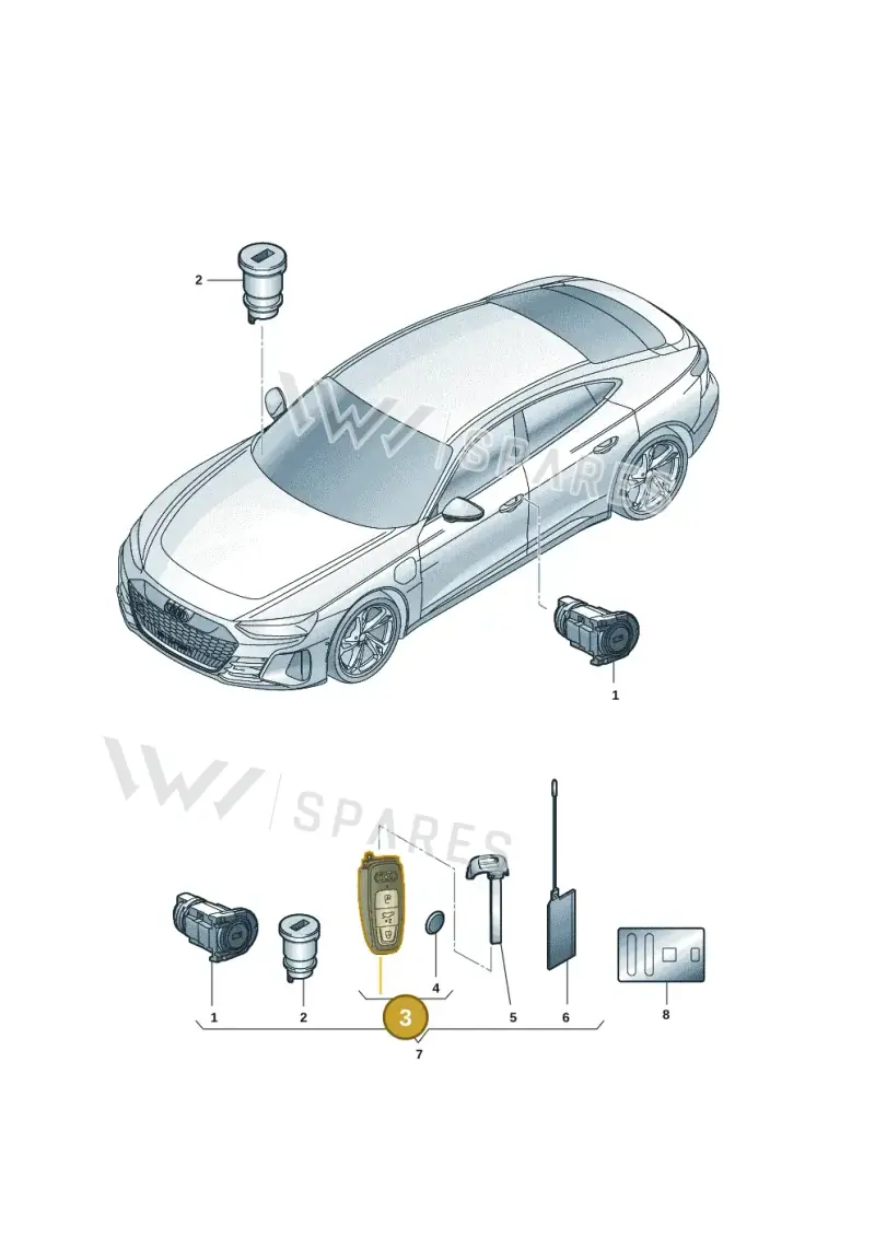 4N0959754FFTKE — Audi RS e-tron GT (2020-2025) diagram 4j1837010, position 3