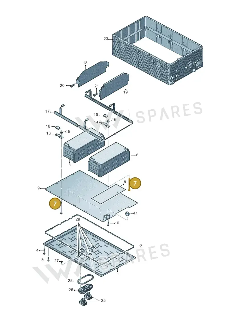 4N0998185 — Audi Q8 Quattro 3,0 (2018-) diagram 859915082, position 7