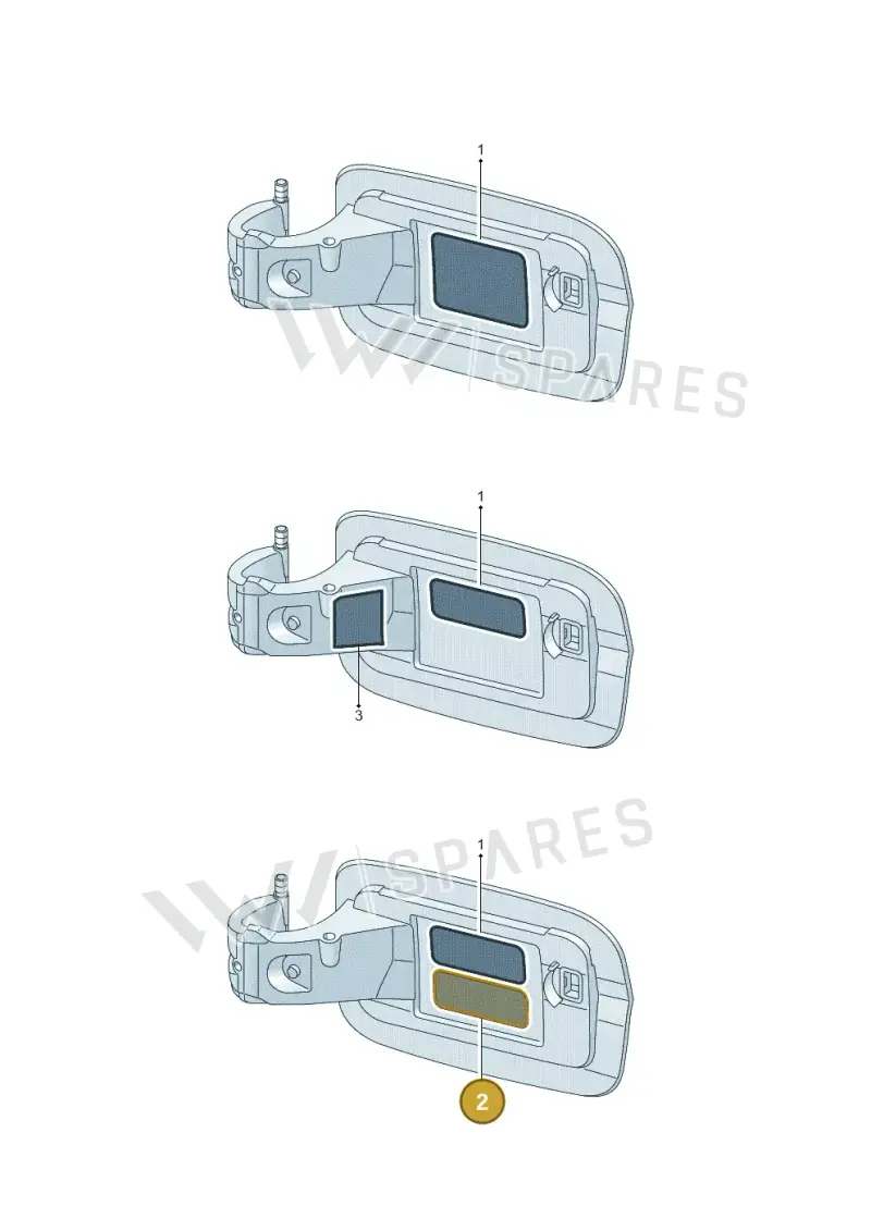 4P0010508 — Audi A3 Sportback (2019-2025) diagram 890010350, position 2