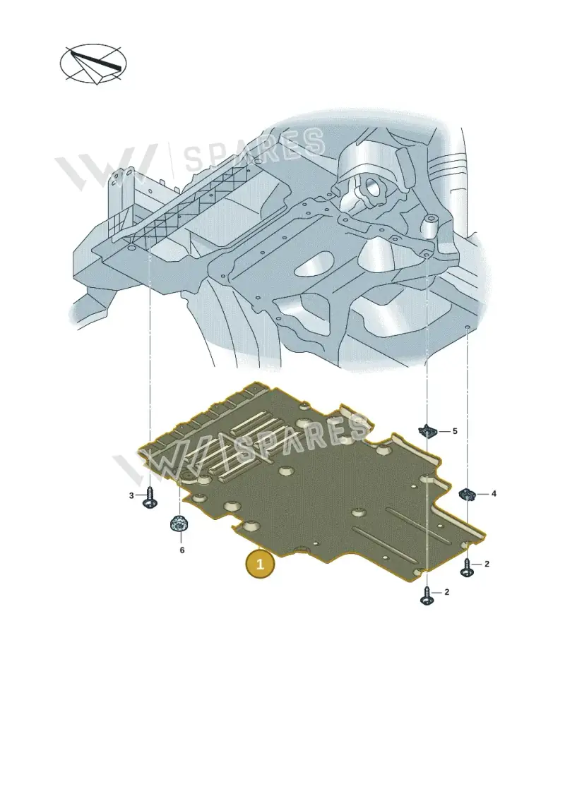 4P0863821C — Audi A5 Limousine (2024-2025) diagram 8wk825020, position 1