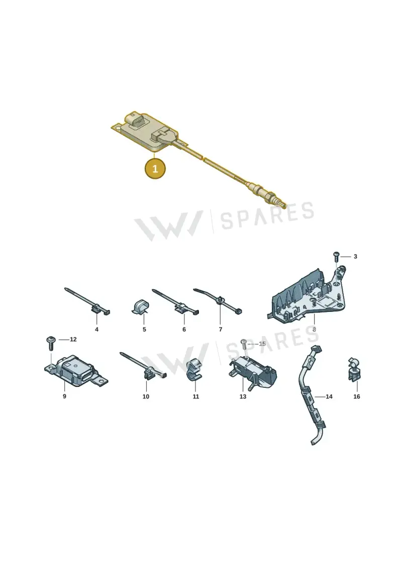 4P0907807E — Audi A5 Limousine (2024-2025) diagram 8wk906040, position 1