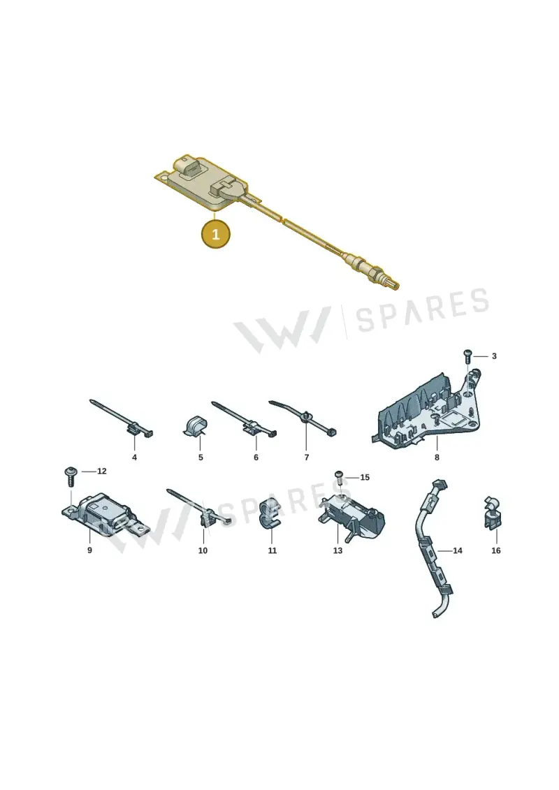 4P0907807H — Audi A5 Limousine (2024-2025) diagram 8wk906040, position 1
