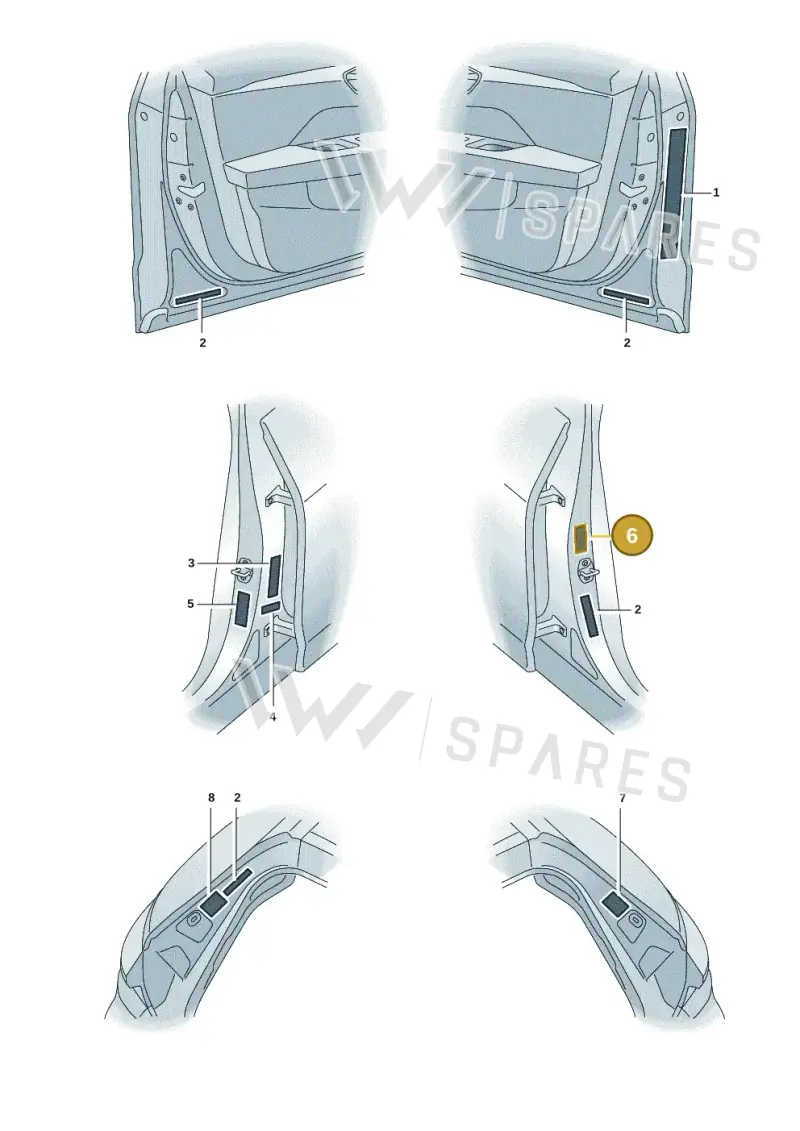 4S0010029 — Audi RS e-tron GT (2020-2025) diagram 4j1010020, position 6