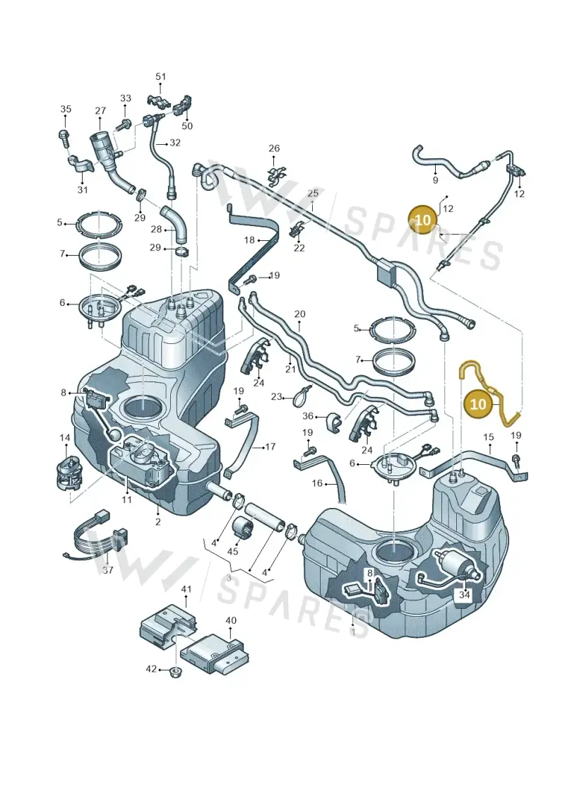 4S0201215F — Audi R8 Spyder (2015-2024) diagram 872201000, position 10