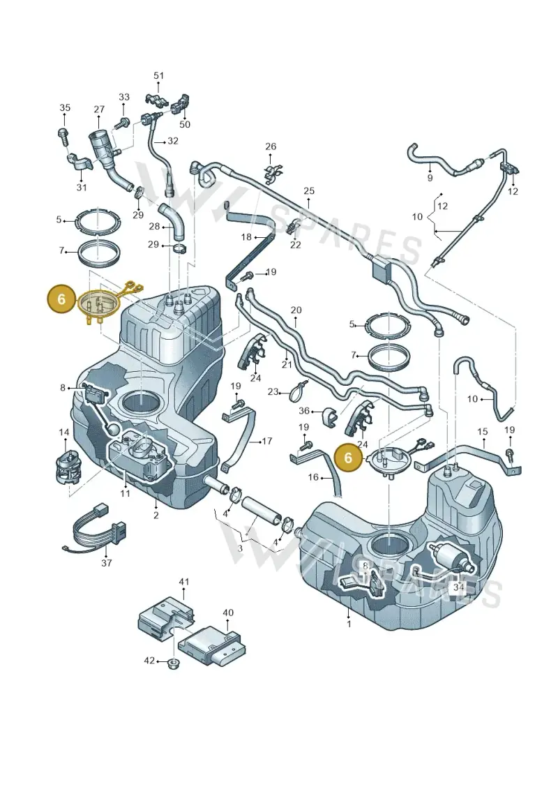 4S0201319C — Audi R8 Spyder (2015-2024) diagram 872201100, position 6