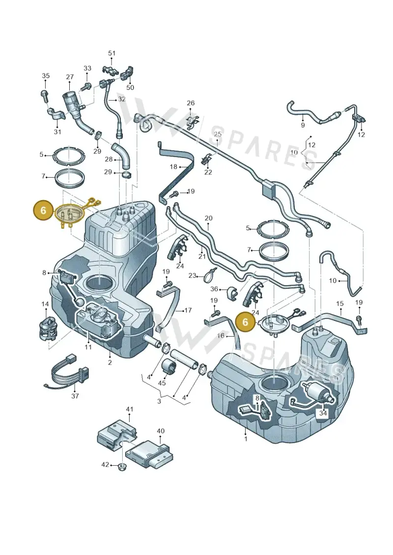 4S0201319C — Audi R8 Spyder (2015-2024) diagram 872201000, position 6