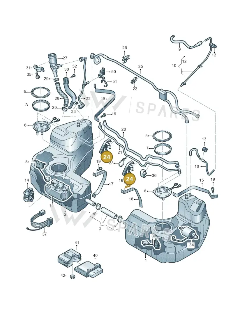 4S0201367C — Audi R8 Spyder (2015-2024) diagram 872201150, position 24