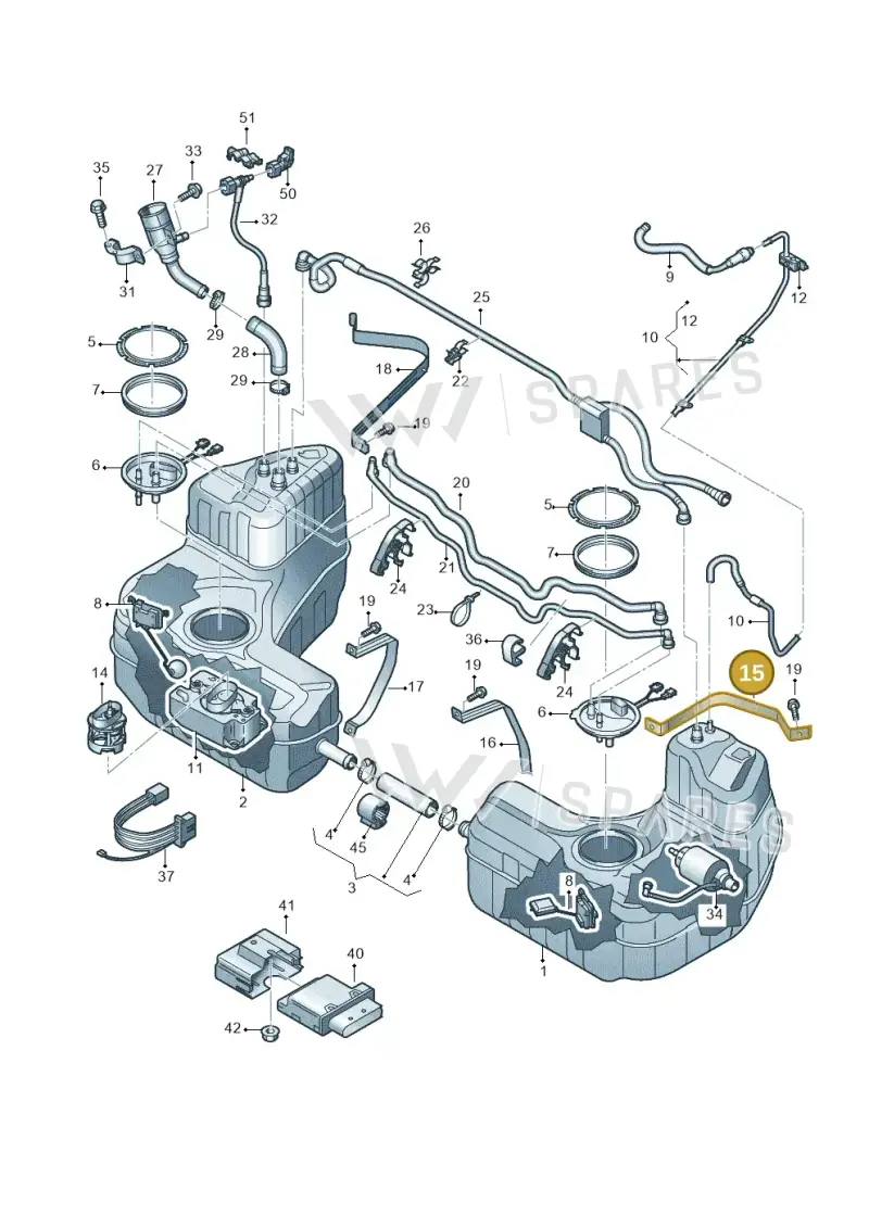 4S0201653G — Audi R8 Spyder (2015-2024) diagram 872201000, position 15
