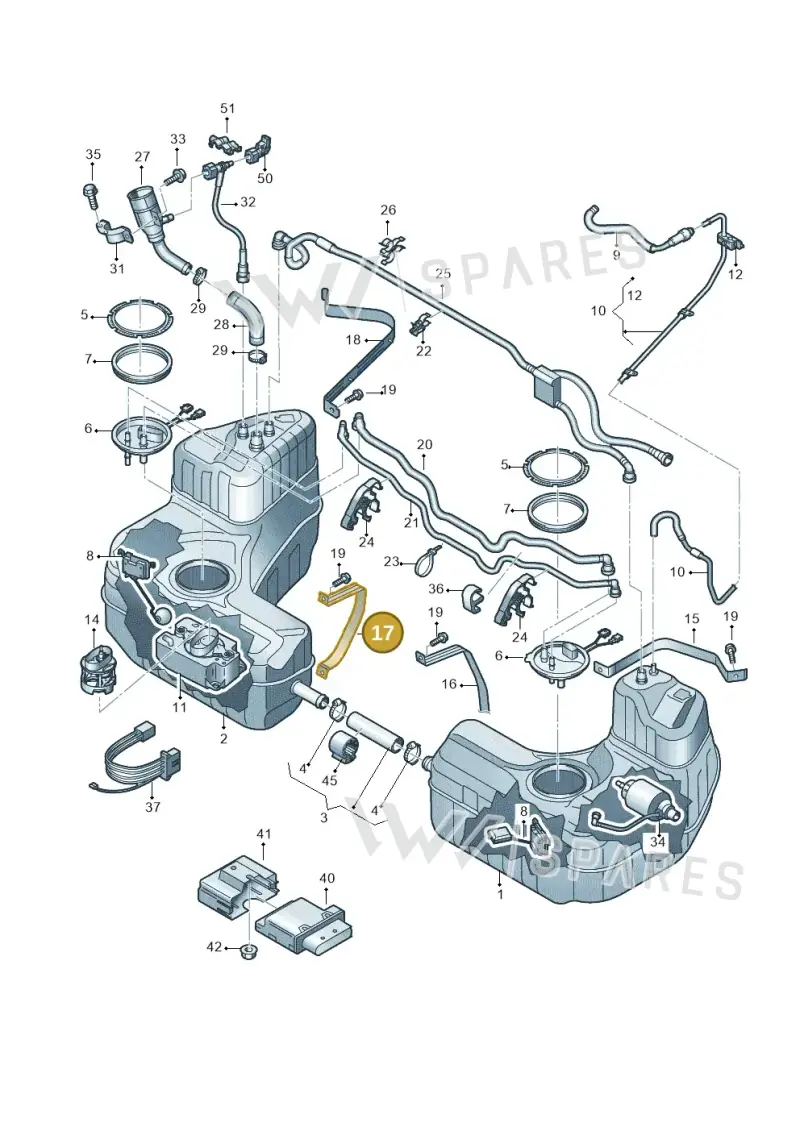 4S0201654H — Audi R8 Spyder (2015-2024) diagram 872201000, position 17