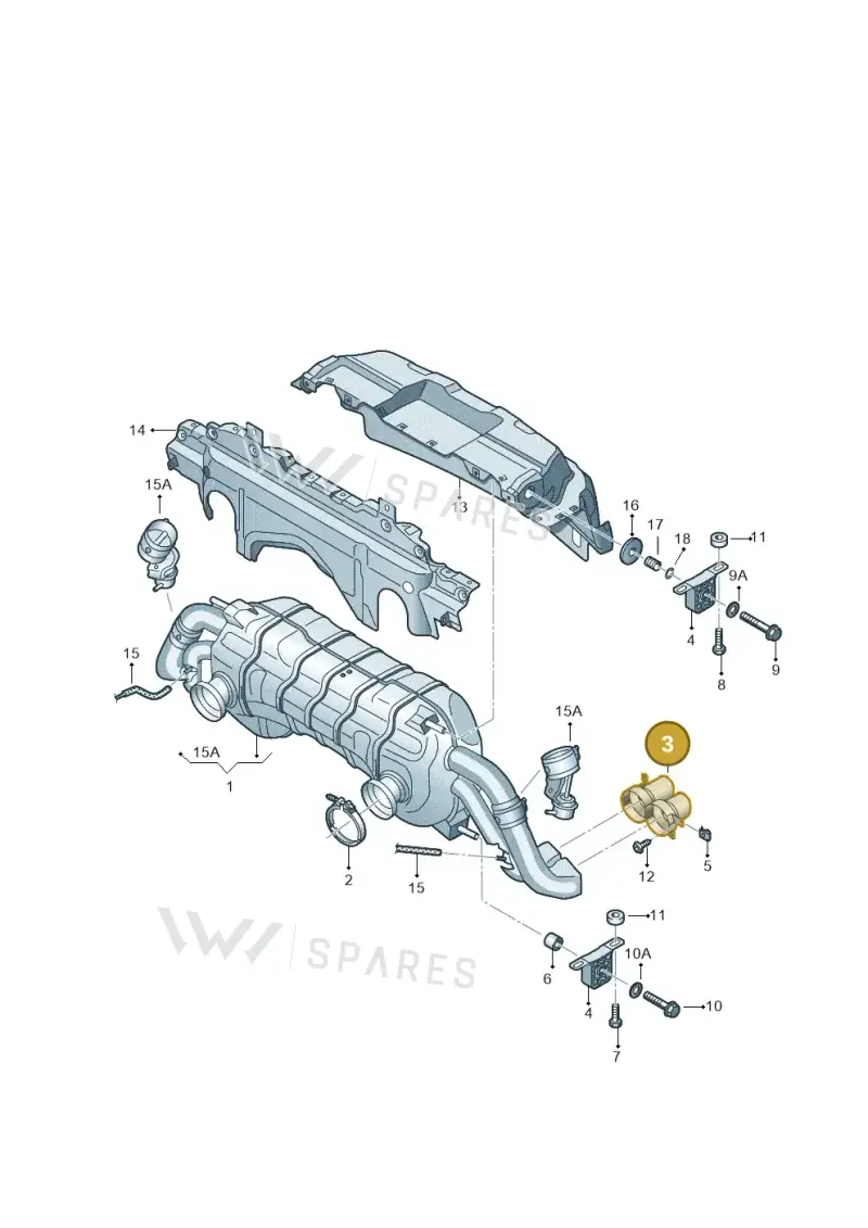 4S0251238 — Audi R8 Spyder (2015-2024) diagram 872253850, position 3