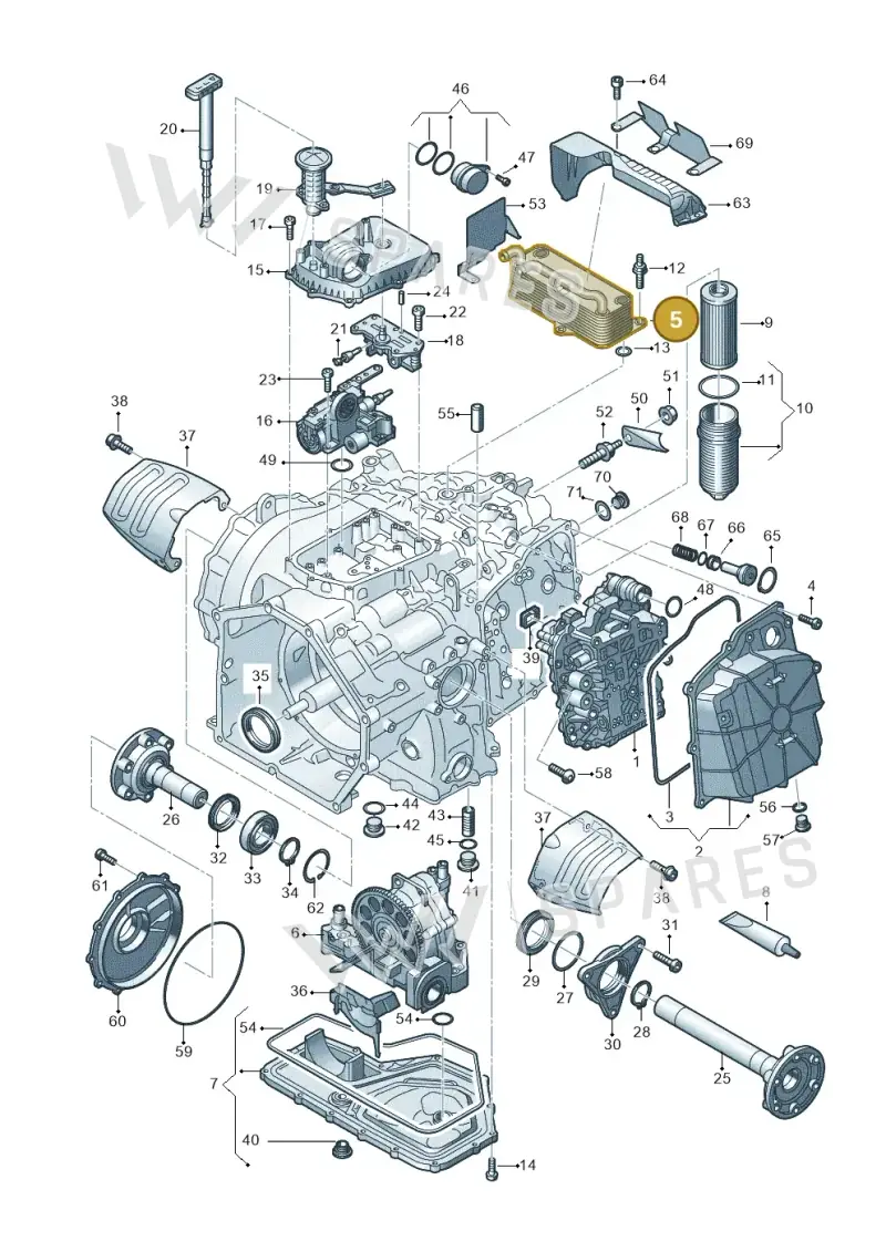 4S0317019A — Audi R8 Spyder (2015-2024) diagram 872325500, position 5