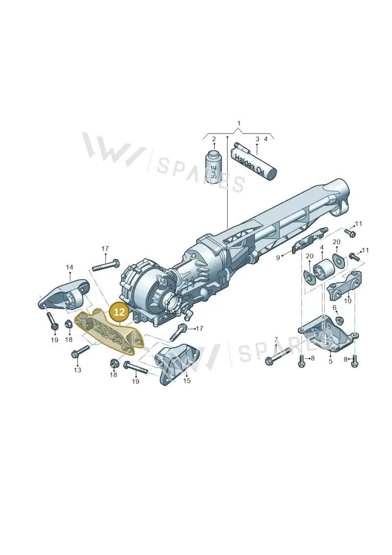 4S0599285B — Audi R8 Spyder (2015-2024) diagram 872409000, position 12
