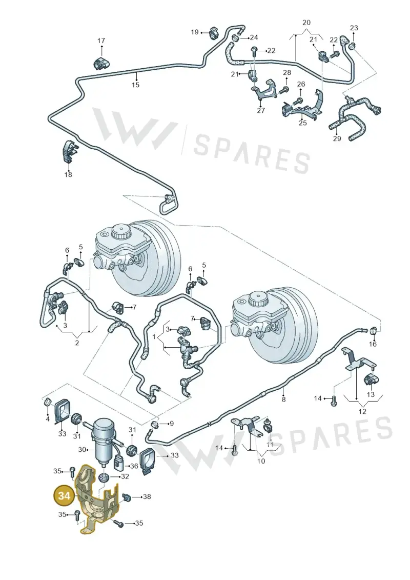 4S0614709D — Audi R8 Spyder (2015-2024) diagram 872611700, position 34