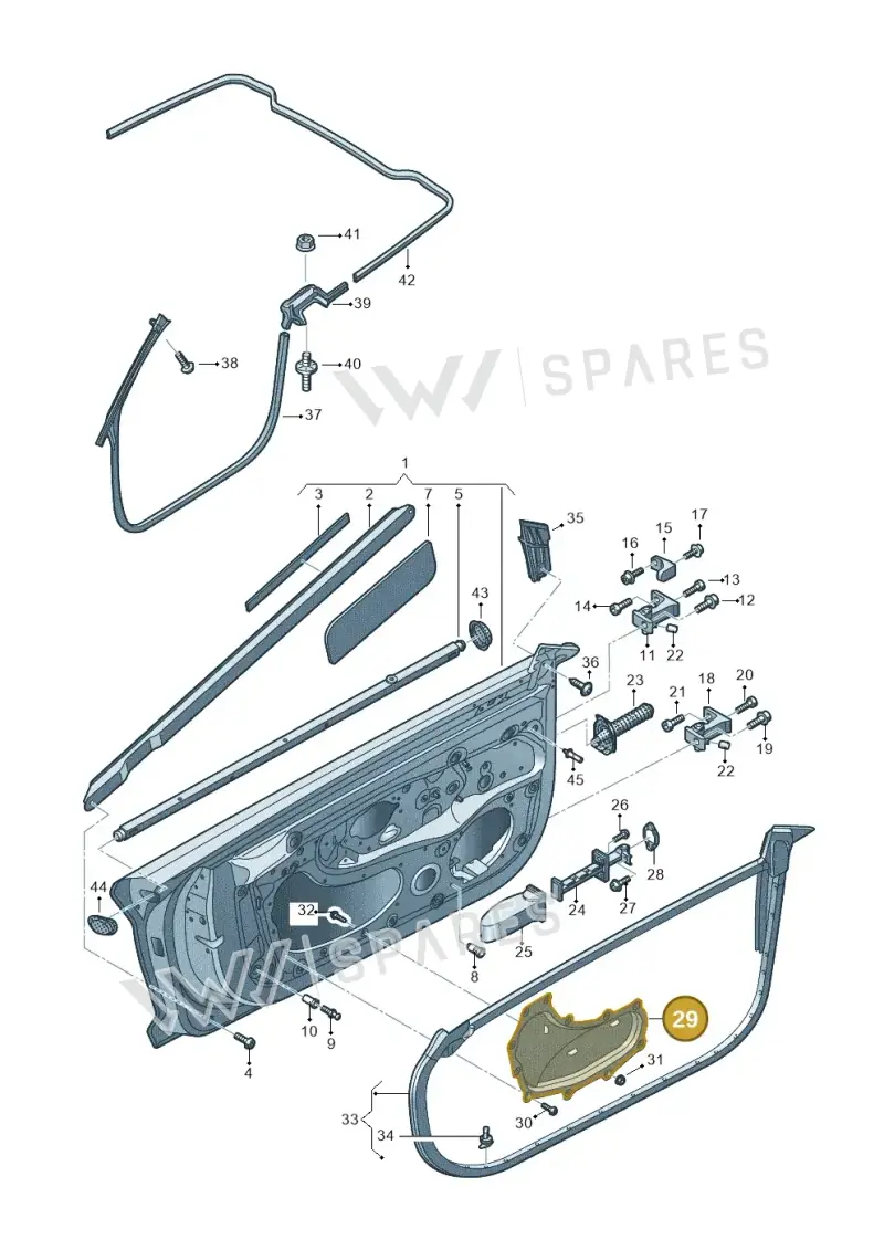 4S0837103B — Audi R8 Spyder (2015-2024) diagram 872831150, position 29