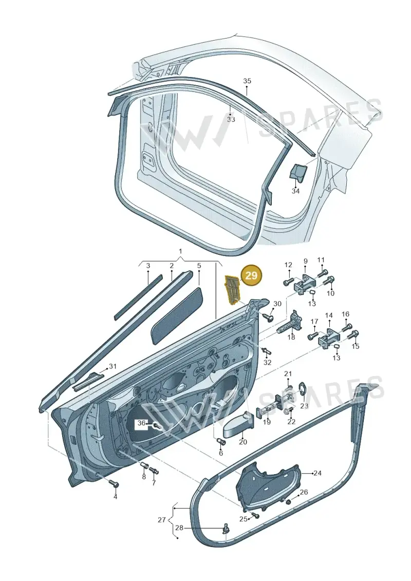 4S0837742 — Audi R8 Spyder (2015-2024) diagram 872831100, position 29