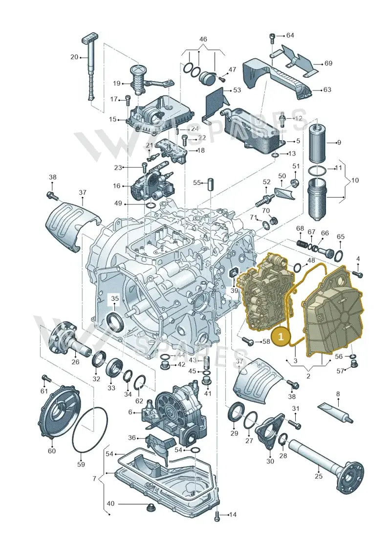 4S0927155AB — Audi R8 Spyder (2015-2024) diagram 872325500, position 1