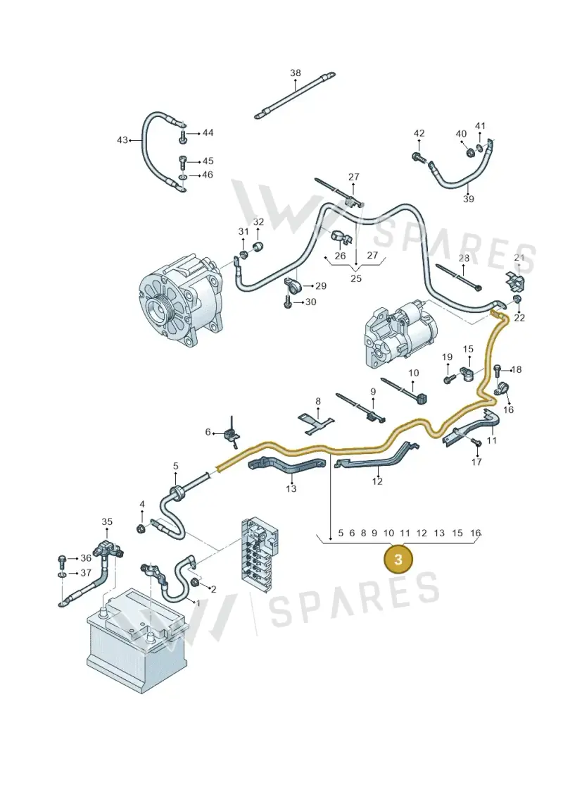 4S0971224 — Audi R8 Spyder (2015-2024) diagram 872972000, position 3