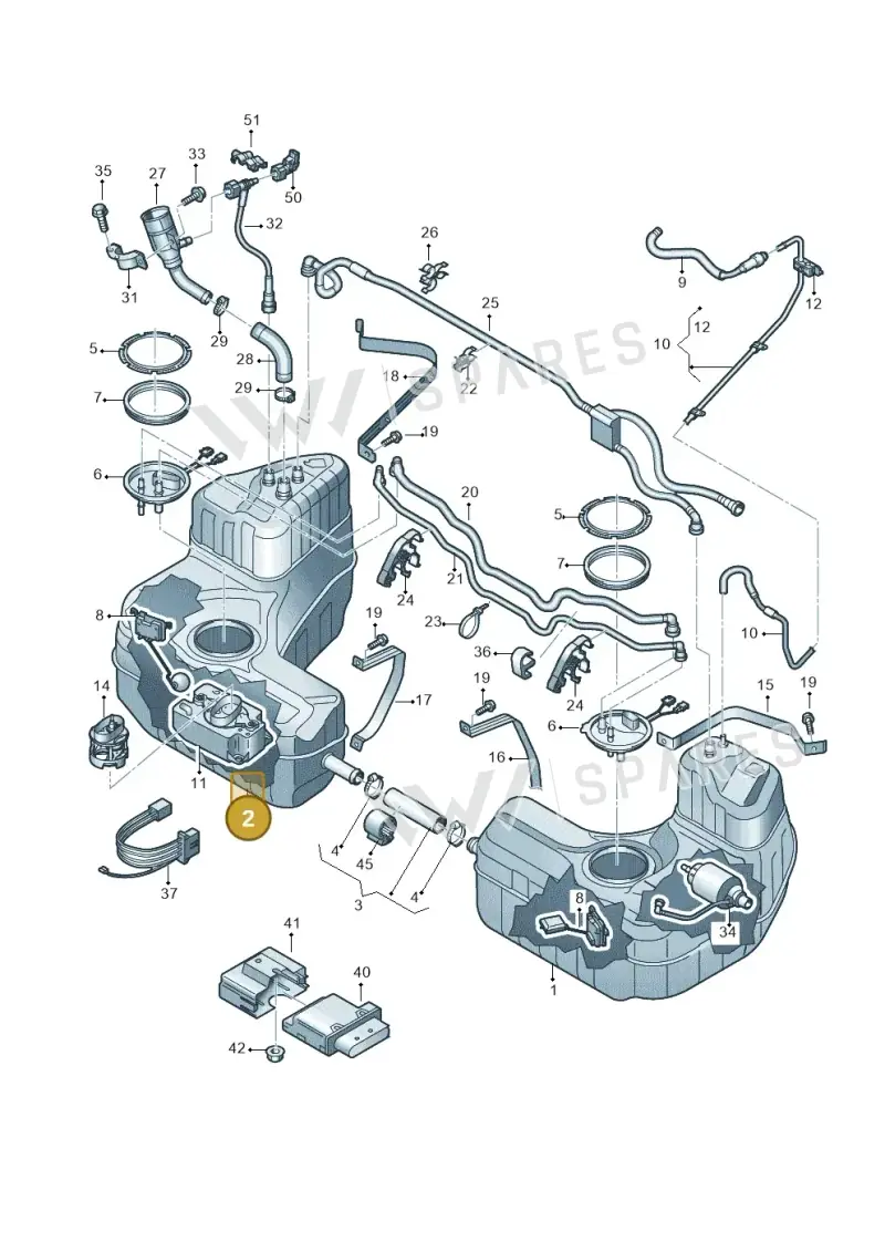 4S8201076AF — Audi R8 Spyder (2015-2024) diagram 872201000, position 2