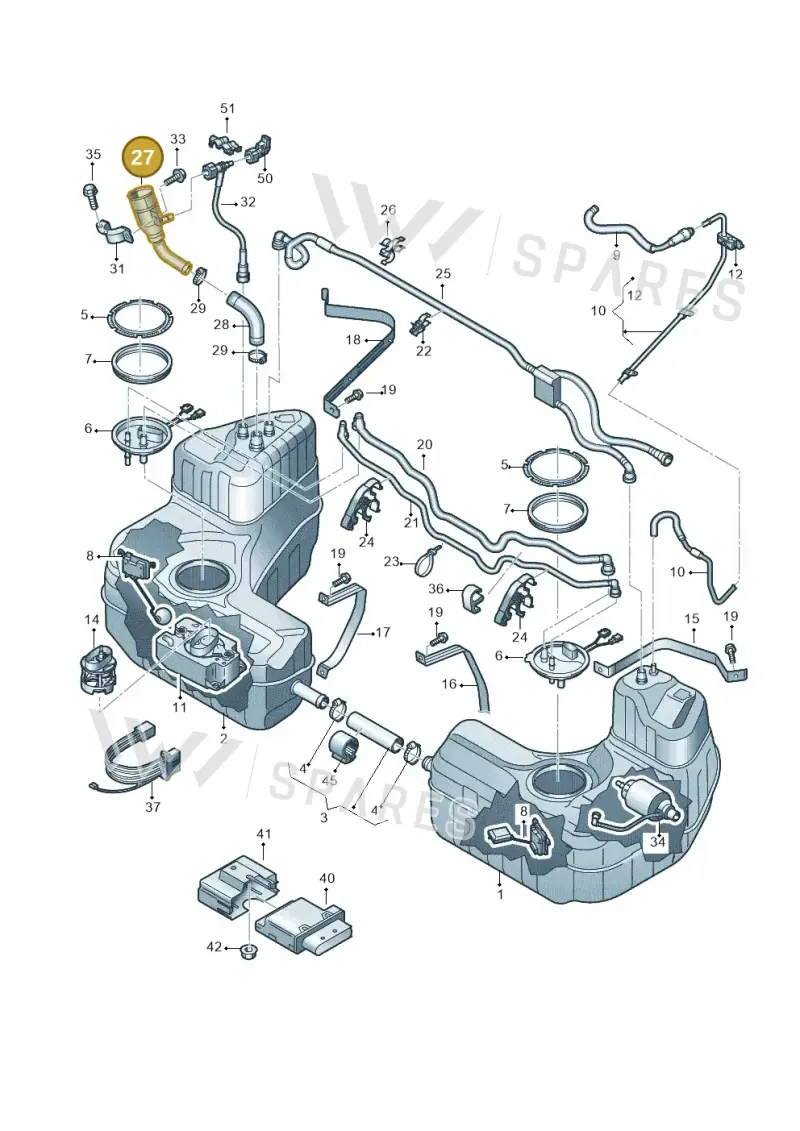 4S8201135P — Audi R8 Spyder (2015-2024) diagram 872201000, position 27