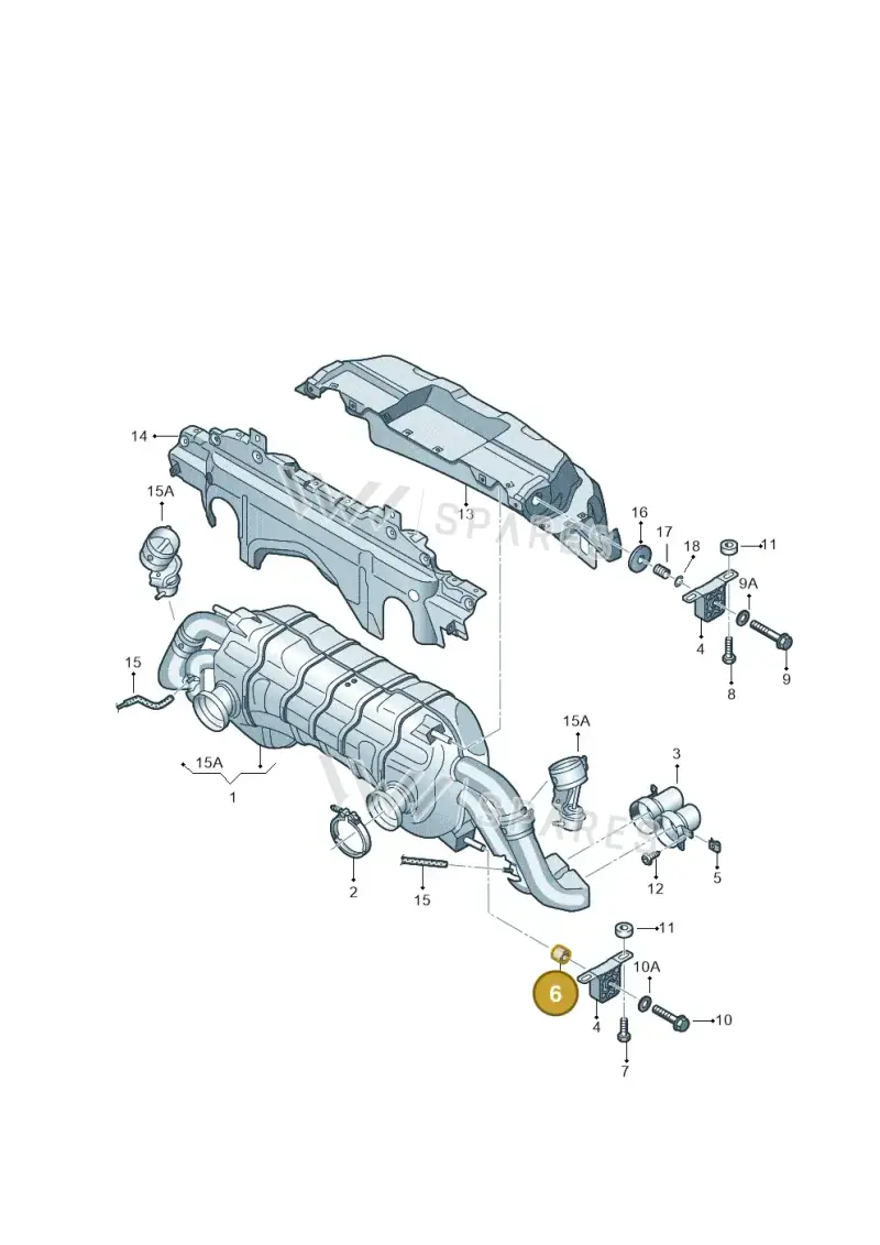 4T0251198 — Audi R8 Spyder (2015-2024) diagram 872253850, position 6