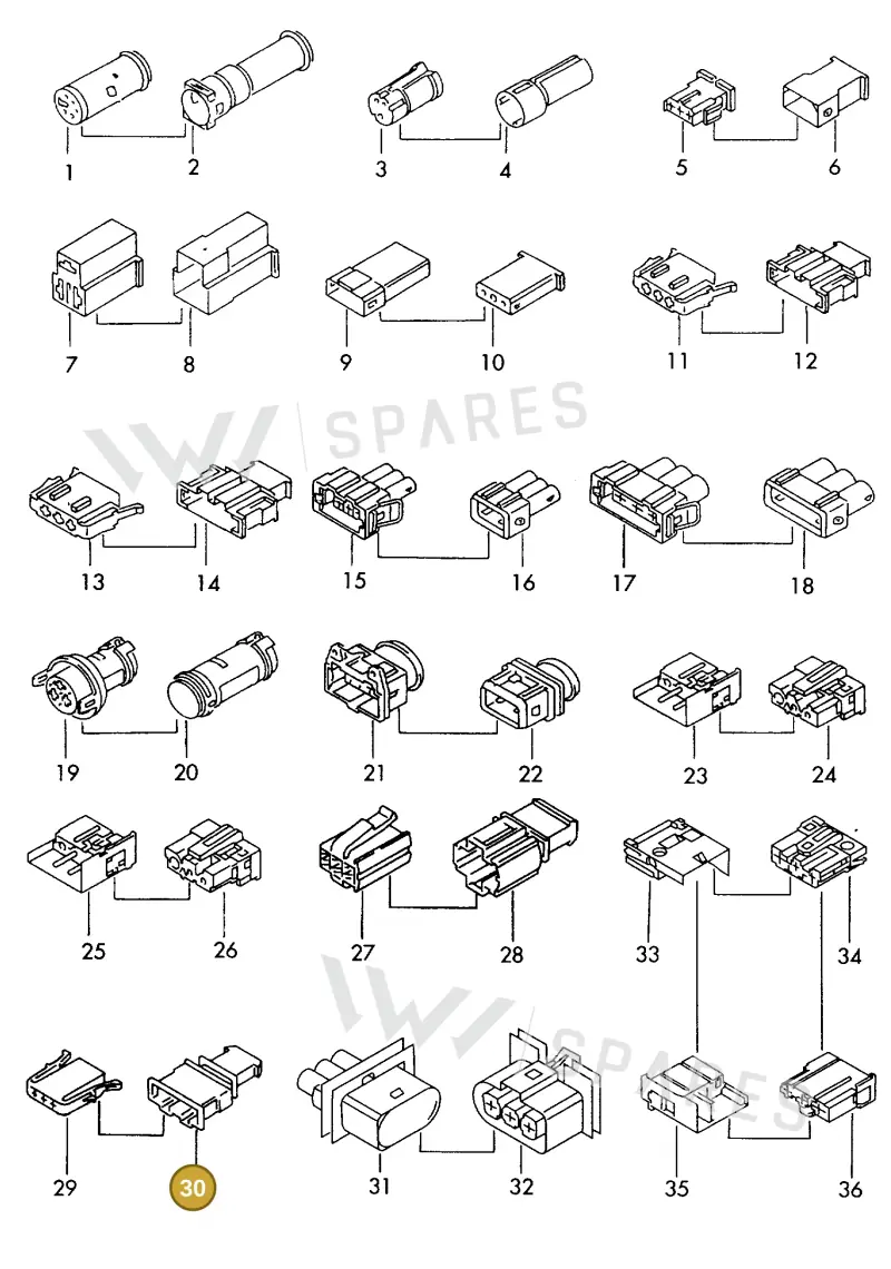 535972713 — Audi 1J0 platform diagram 198970400, position 30
