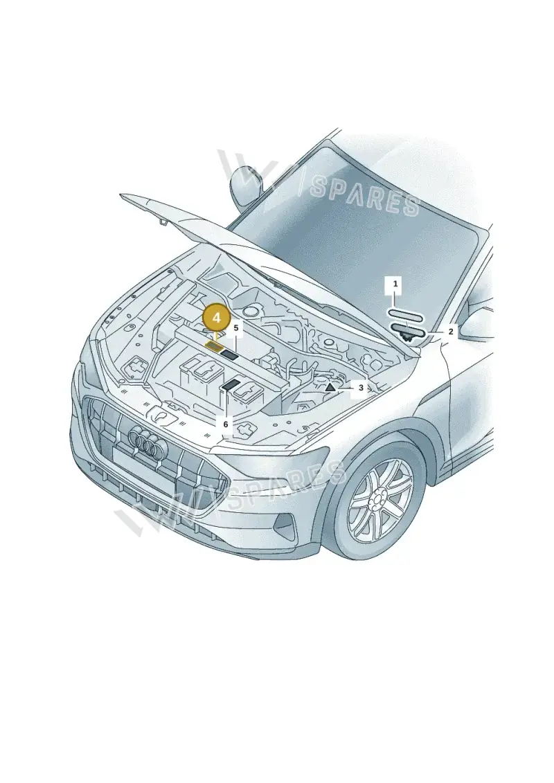 5GE010001C — Audi Q6 e-tron (2023-) diagram f5s010015, position 4