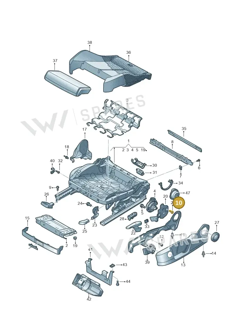 5H0881559 — Audi RS6 Avant (2019-) diagram 596881000, position 10