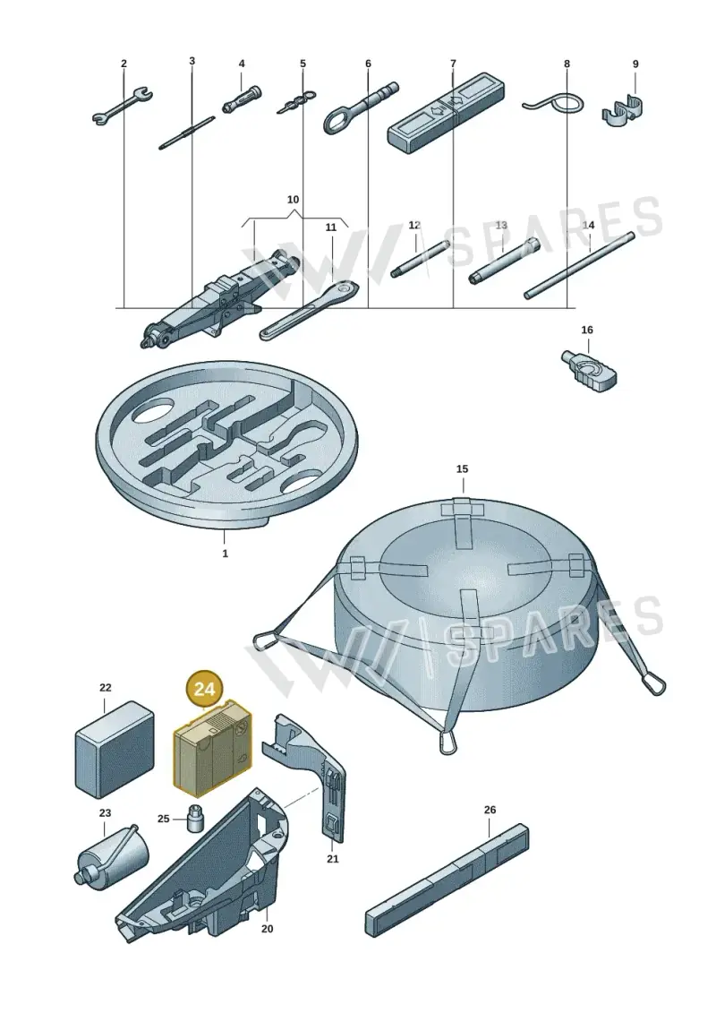 5N0012615H — Audi RS e-tron GT (2020-2020) diagram 4j1011100, position 24