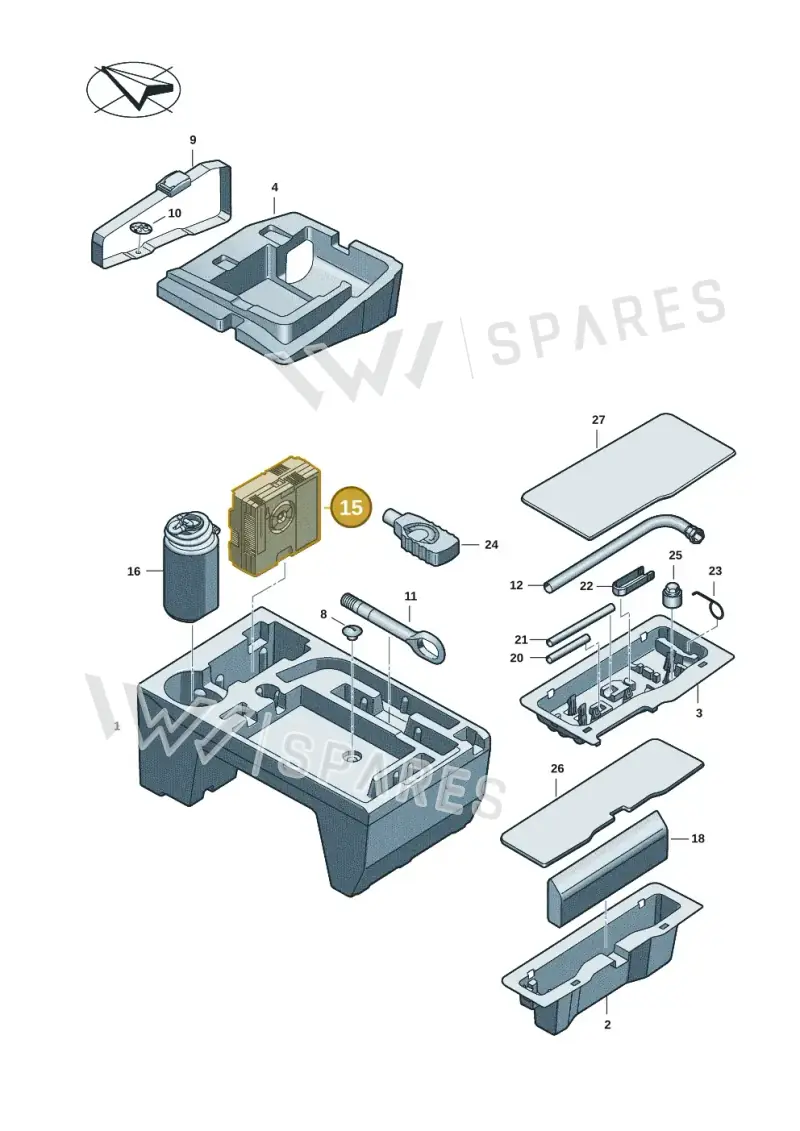 5N0012615H — Audi A5 Limo 2.0 (2024-) diagram 8wk011100, position 15