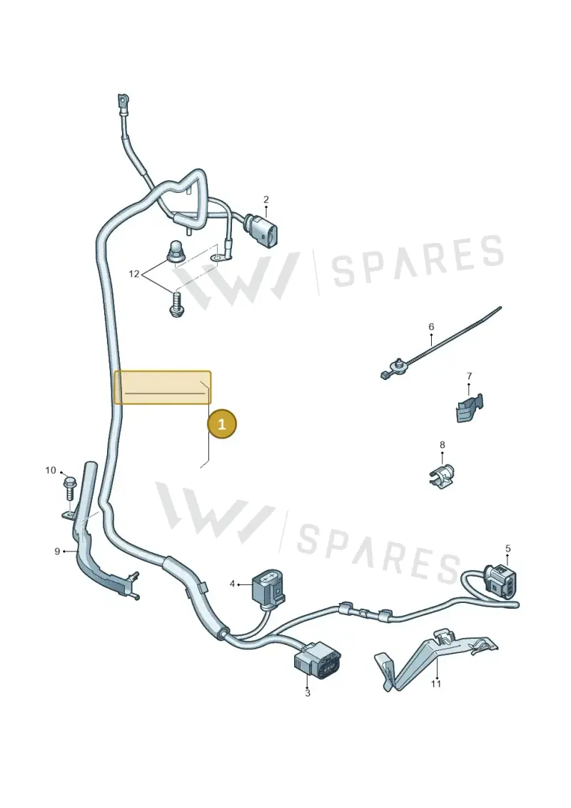 5N1971111C — Audi Q3 2.0 TDI (2014-2019) diagram 728972800, position 1