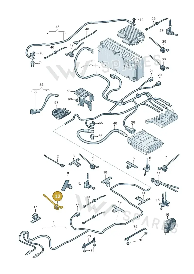 5P0971838 — Audi Q7 qu. 3.0 TDI (2015-2019) diagram 859972130, position 12