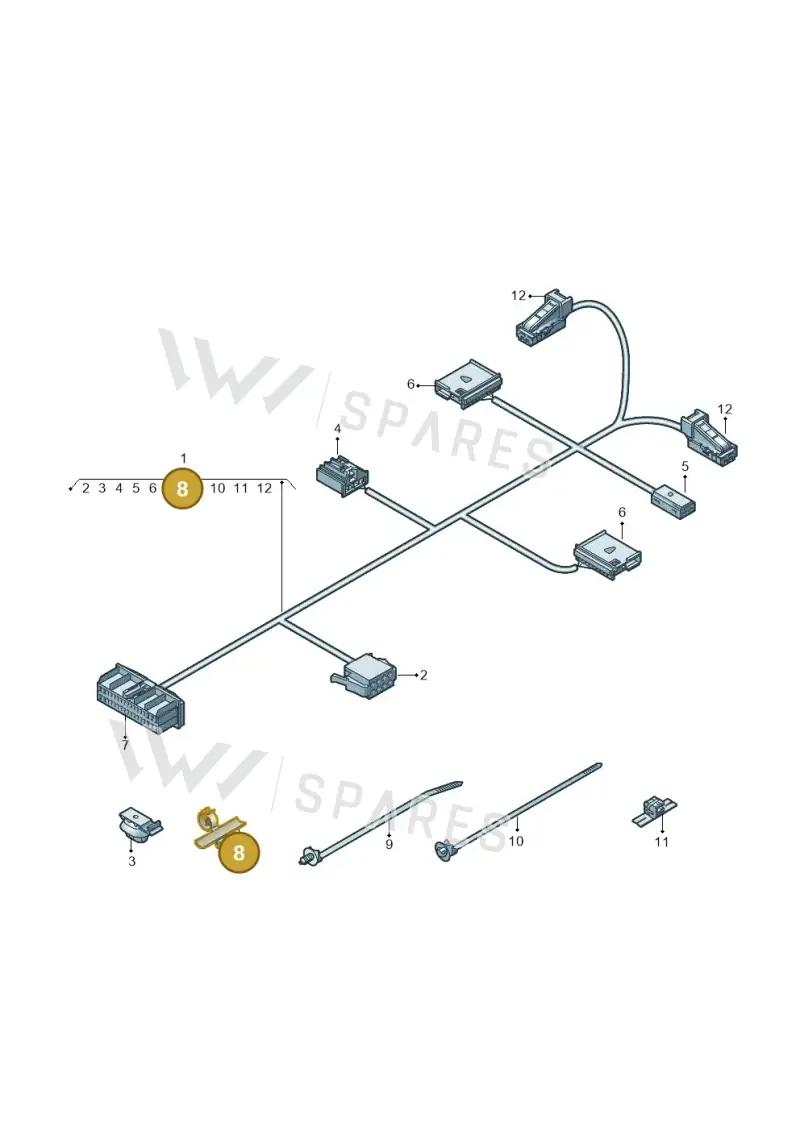 5P0971848B — Audi R8 Spyder (2015-2024) diagram 872972250, position 8