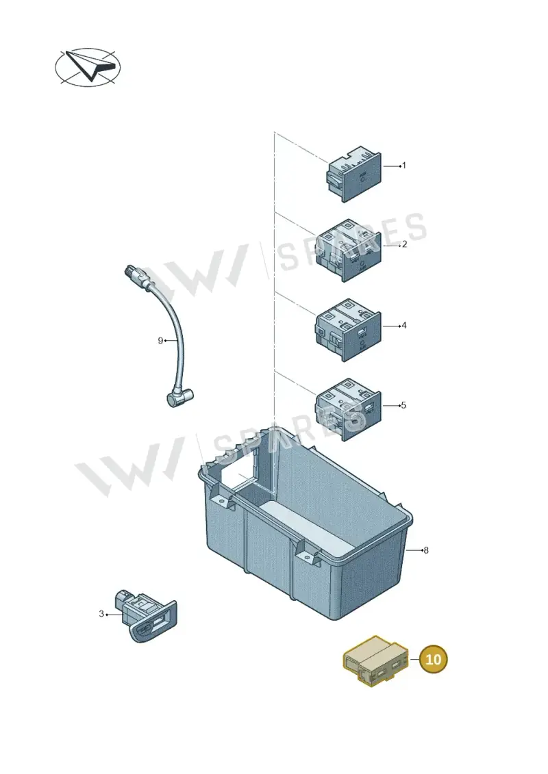5Q0035726L — Audi RS3 Limousine (2017-2020) diagram 890035380, position 10