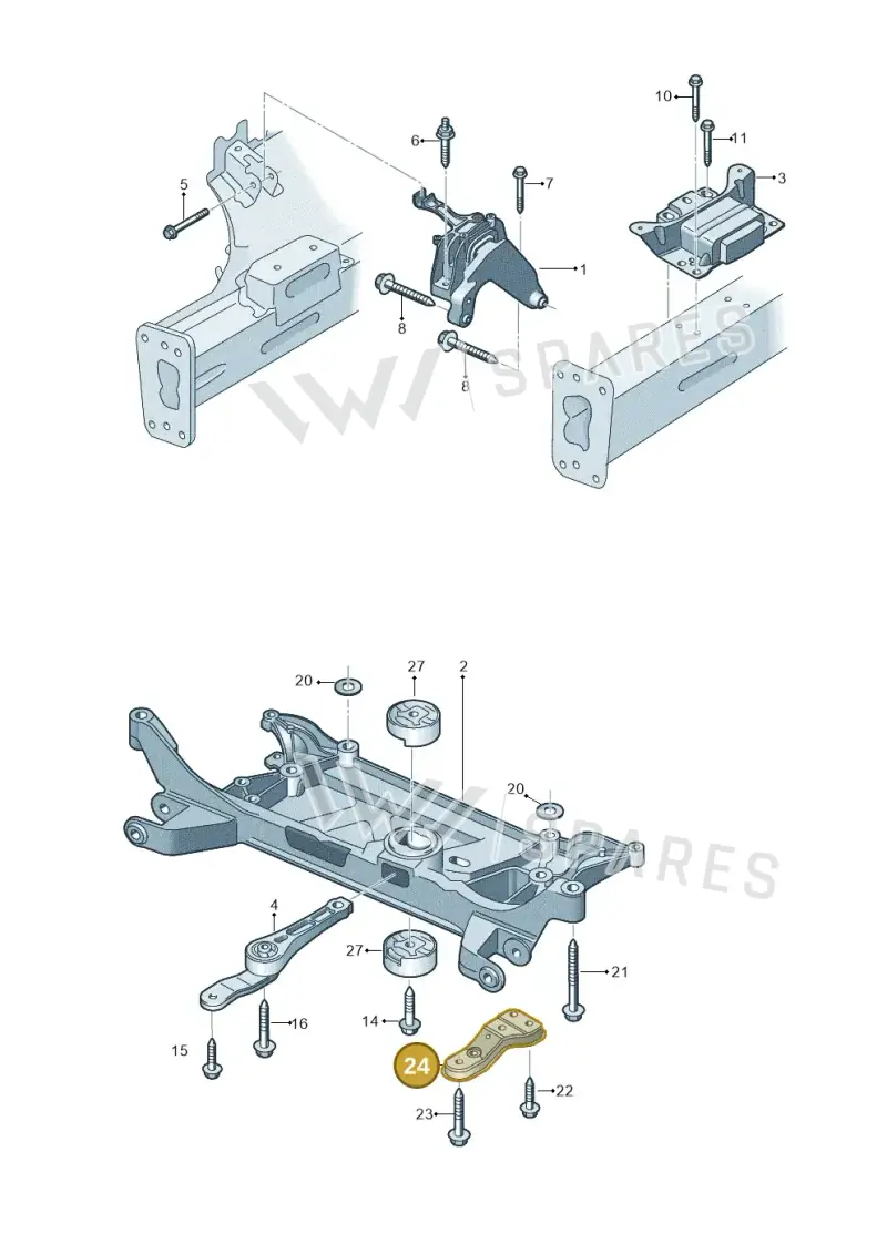 5Q0199518E — Audi RSQ3 Sportback (2019-2024) diagram 858199100, position 24