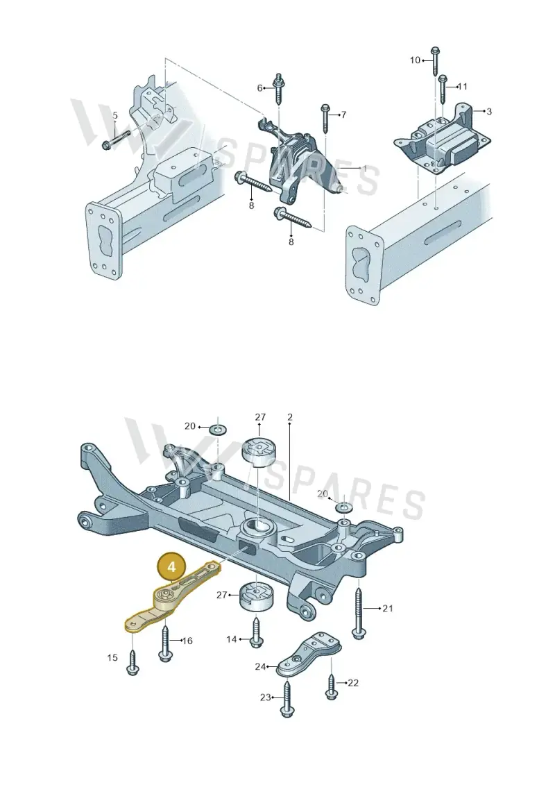 5Q0199855AK — Audi RSQ3 Sportback (2019-2024) diagram 858199100, position 4